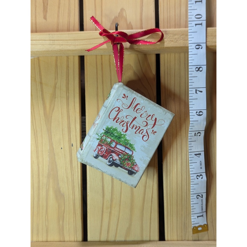 Retro Christmas‎ Music Box Ornament